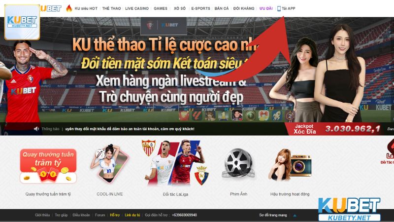 Hướng dẫn tải app Kubet cho IOS