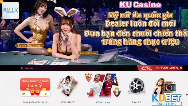 Hướng dẫn từ A-Z cách cá cược Live Casino tại nhà cái Kubet