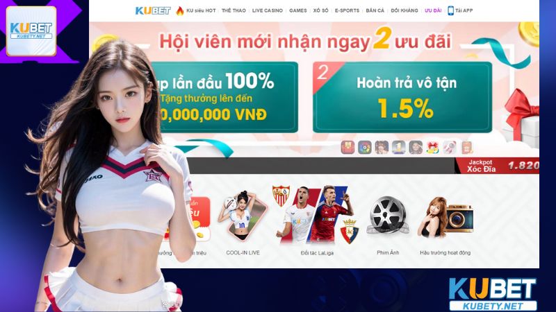 Kubet tặng 128K: Ưu đãi khủng cho cược thủ